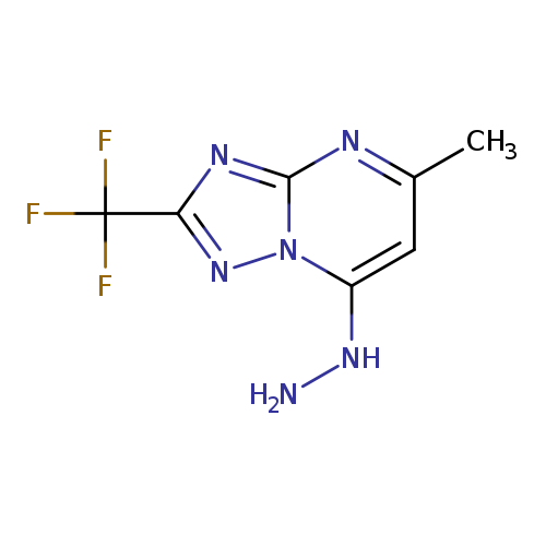 7-Hydrazinyl-5-methyl-2-(trifluoromethyl)-[1,2,4]triazolo[1,5-a]pyrimidine