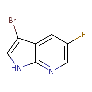 1H-Pyrrolo[2,3-b]pyridine, 3-bromo-5-fluoro-