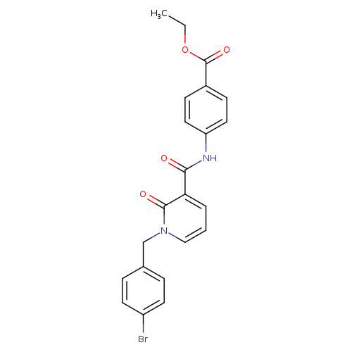 ethyl 4-{1-[(4-bromophenyl)methyl]-2-oxo-1,2-dihydropyridine-3-amido}benzoate