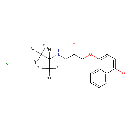 4-OHPropranolol-d7 HCl