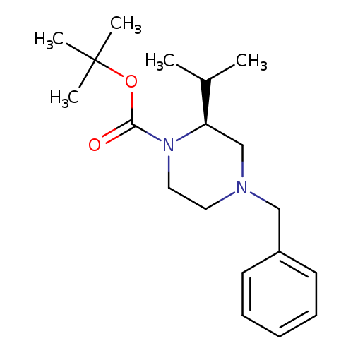 tert-Butyl (2S)-4-benzyl-2-isopropyl-piperazine-1-carboxylate