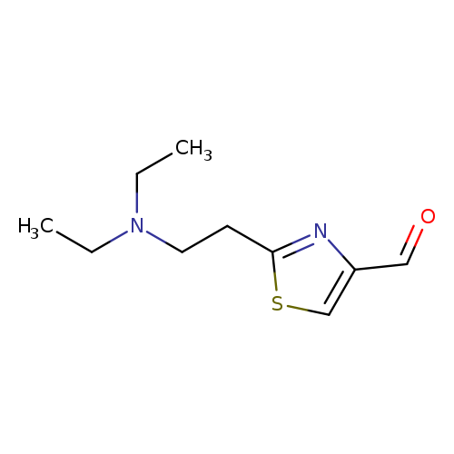 2-[2-(diethylamino)ethyl]-1,3-thiazole-4-carbaldehyde