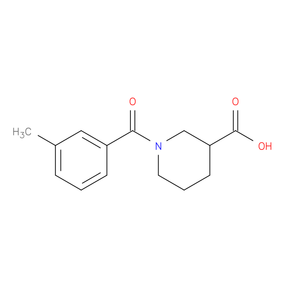 1-(3-Methylbenzoyl)piperidine-3-carboxylic acid