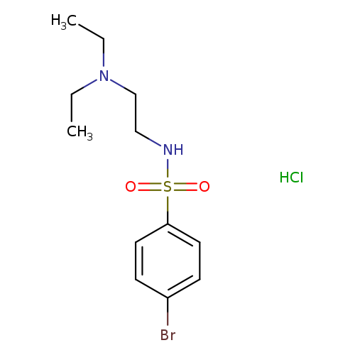 4-bromo-N-[2-(diethylamino)ethyl]benzene-1-sulfonamide hydrochloride