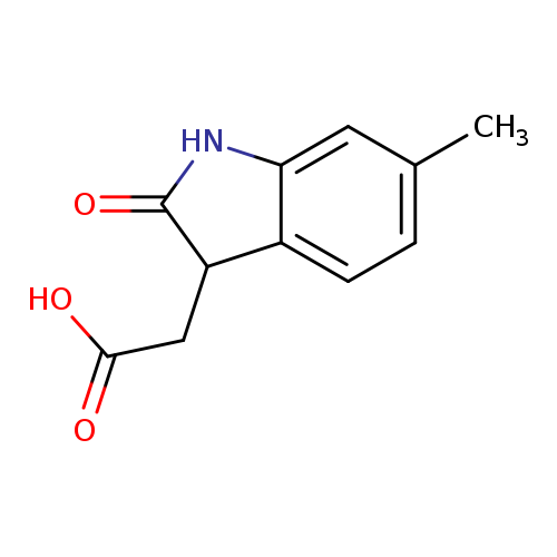(6-Methyl-2-oxo-2,3-dihydro-1h-indol-3-yl)acetic acid