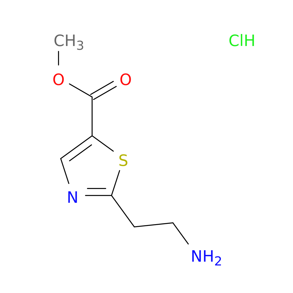 methyl 2-(2-aminoethyl)-1,3-thiazole-5-carboxylate hydrochloride