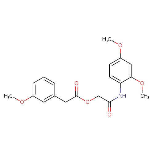 [(2,4-dimethoxyphenyl)carbamoyl]methyl 2-(3-methoxyphenyl)acetate