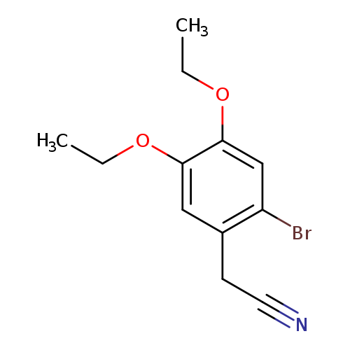 2-(2-Bromo-4,5-diethoxyphenyl)acetonitrile