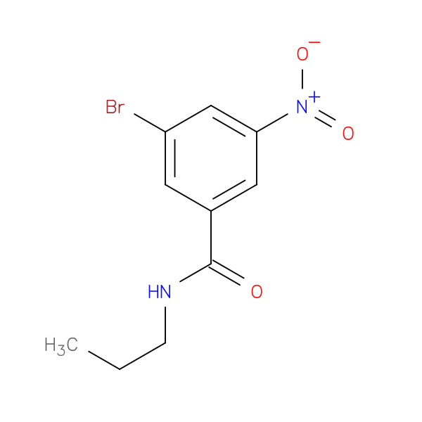 N-Propyl 3-bromo-5-nitrobenzamide