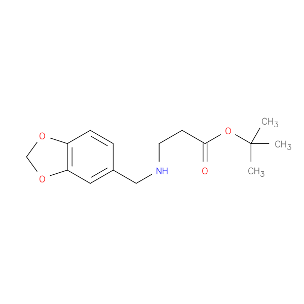 tert-butyl 3-{[(2H-1,3-benzodioxol-5-yl)methyl]amino}propanoate