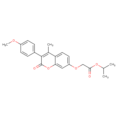 propan-2-yl 2-{[3-(4-methoxyphenyl)-4-methyl-2-oxo-2H-chromen-7-yl]oxy}acetate