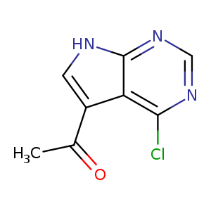 Ethanone, 1-(4-chloro-7H-pyrrolo[2,3-d]pyrimidin-5-yl)-