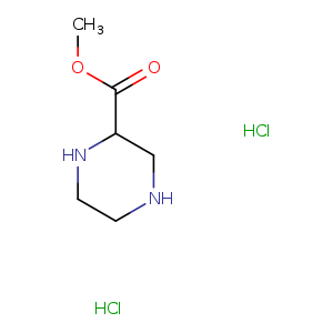 2-Piperazinecarboxylic acid, methyl ester, hydrochloride (1:2)