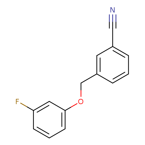 3-(3-fluorophenoxymethyl)benzonitrile