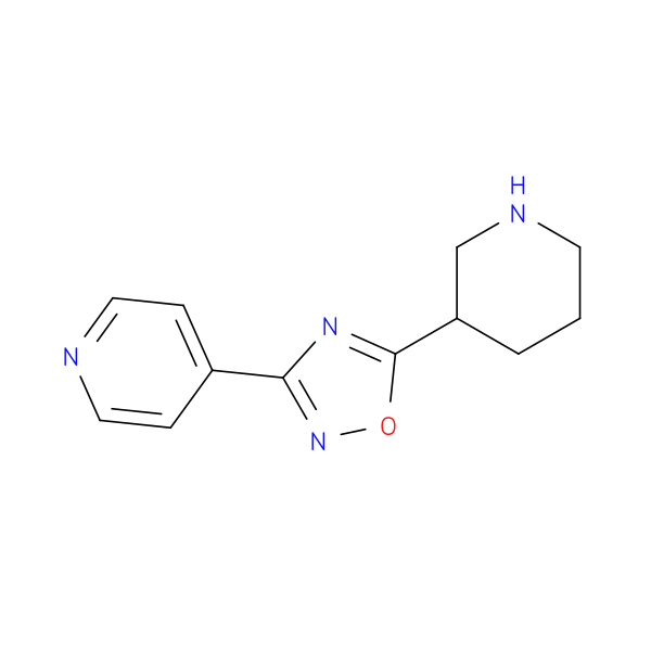 4-(5-piperidin-3-yl-1,2,4-oxadiazol-3-yl)pyridine