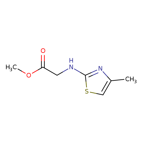 Methyl 2-[(4-methyl-1,3-thiazol-2-yl)amino]acetate