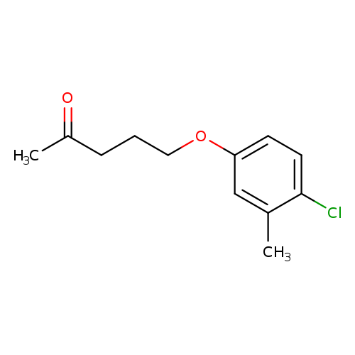 5-(4-chloro-3-methylphenoxy)pentan-2-one