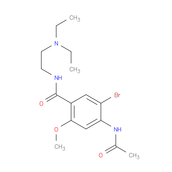 4-(ACETYLAMINO)-5-BROMO-N-[2-(DIETHYLAMINO)ETHYL]-2-METHOXYBENZAMIDE