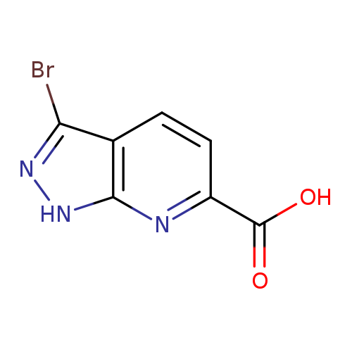 3-bromo-1H-pyrazolo[3,4-b]pyridine-6-carboxylic acid