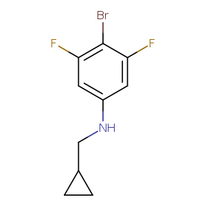 4-Bromo-n-(cyclopropylmethyl)-3,5-difluoroaniline
