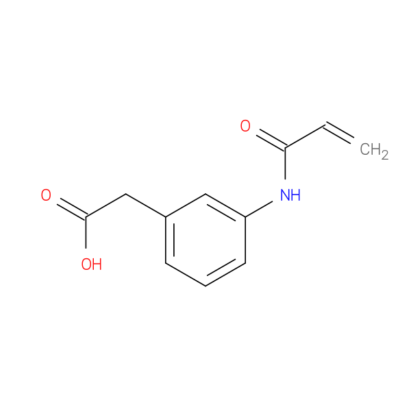 2-[3-(prop-2-enamido)phenyl]acetic acid