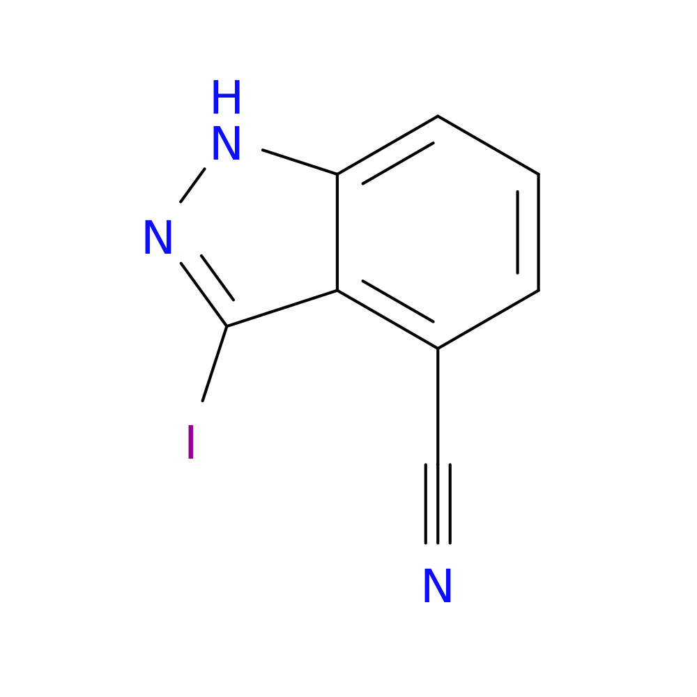 3-Iodo-1H-indazole-4-carbonitrile