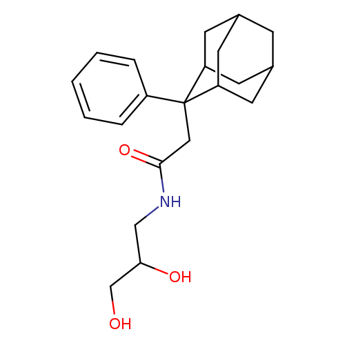 N-(2,3-dihydroxypropyl)-2-(2-phenyladamantan-2-yl)acetamide