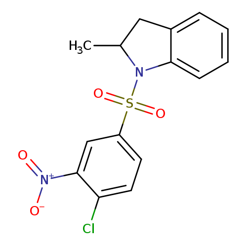 1-(4-chloro-3-nitrobenzenesulfonyl)-2-methyl-2,3-dihydro-1H-indole
