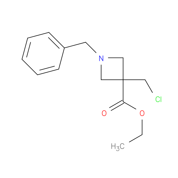 Ethyl 1-benzyl-3-(chloromethyl)azetidine-3-carboxylate