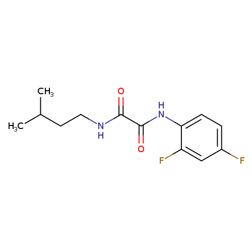 N'-(2,4-difluorophenyl)-N-(3-methylbutyl)ethanediamide