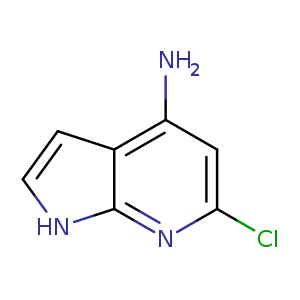 1H-Pyrrolo[2,3-b]pyridin-4-amine, 6-chloro-