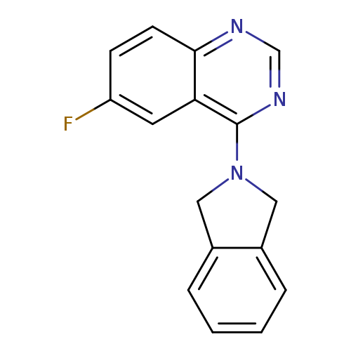 4-(2,3-dihydro-1H-isoindol-2-yl)-6-fluoroquinazoline