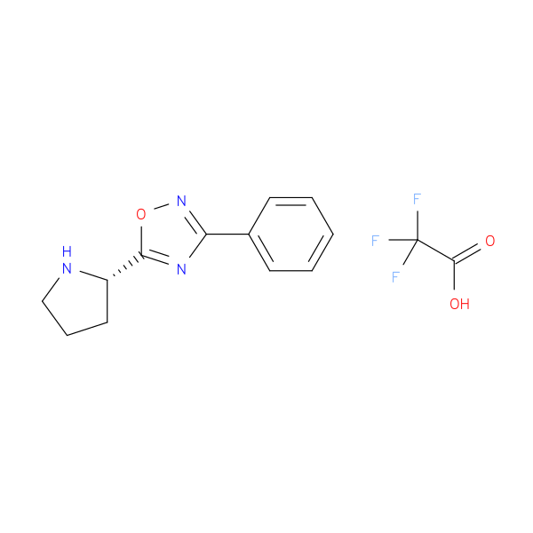 3-Phenyl-5-[(2s)-2-pyrrolidinyl]-1,2,4-oxadiazole trifluoroacetate
