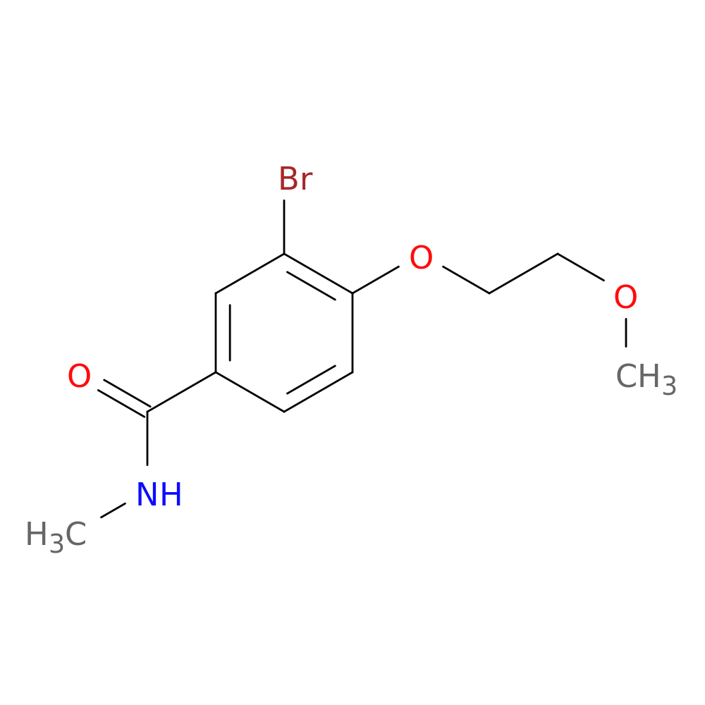 3-bromo-4-(2-methoxyethoxy)-N-methylbenzamide