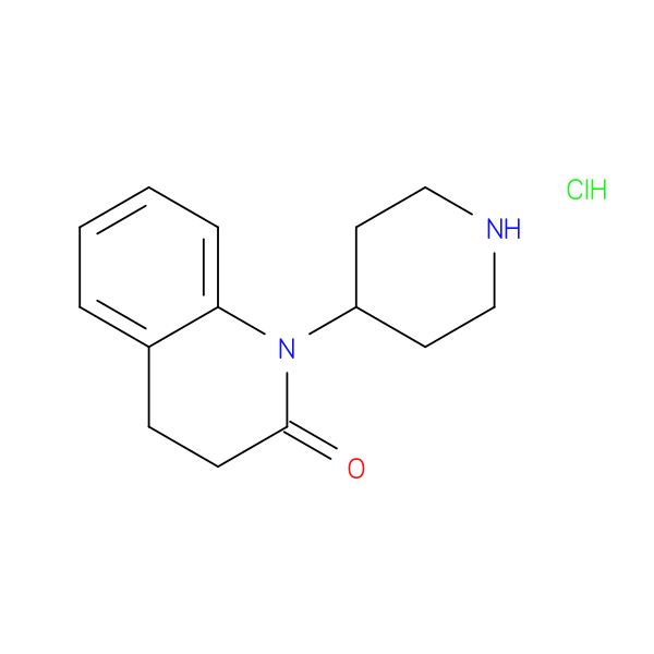 1-(4-piperidyl)-1,2,3,4-tetrahydro-2-quinolinone hydrochloride