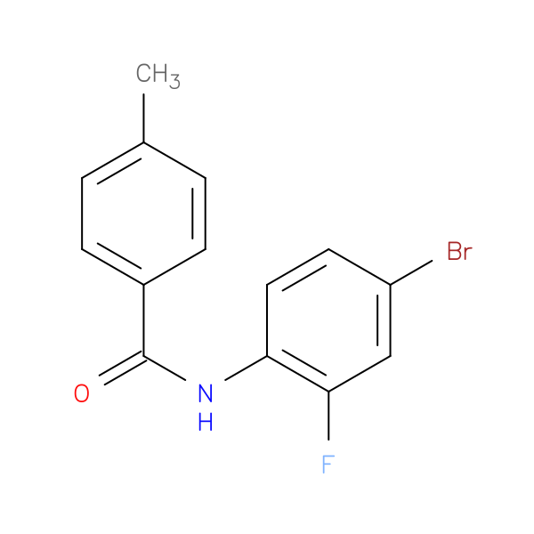 N-(4-bromo-2-fluorophenyl)-4-methylbenzamide