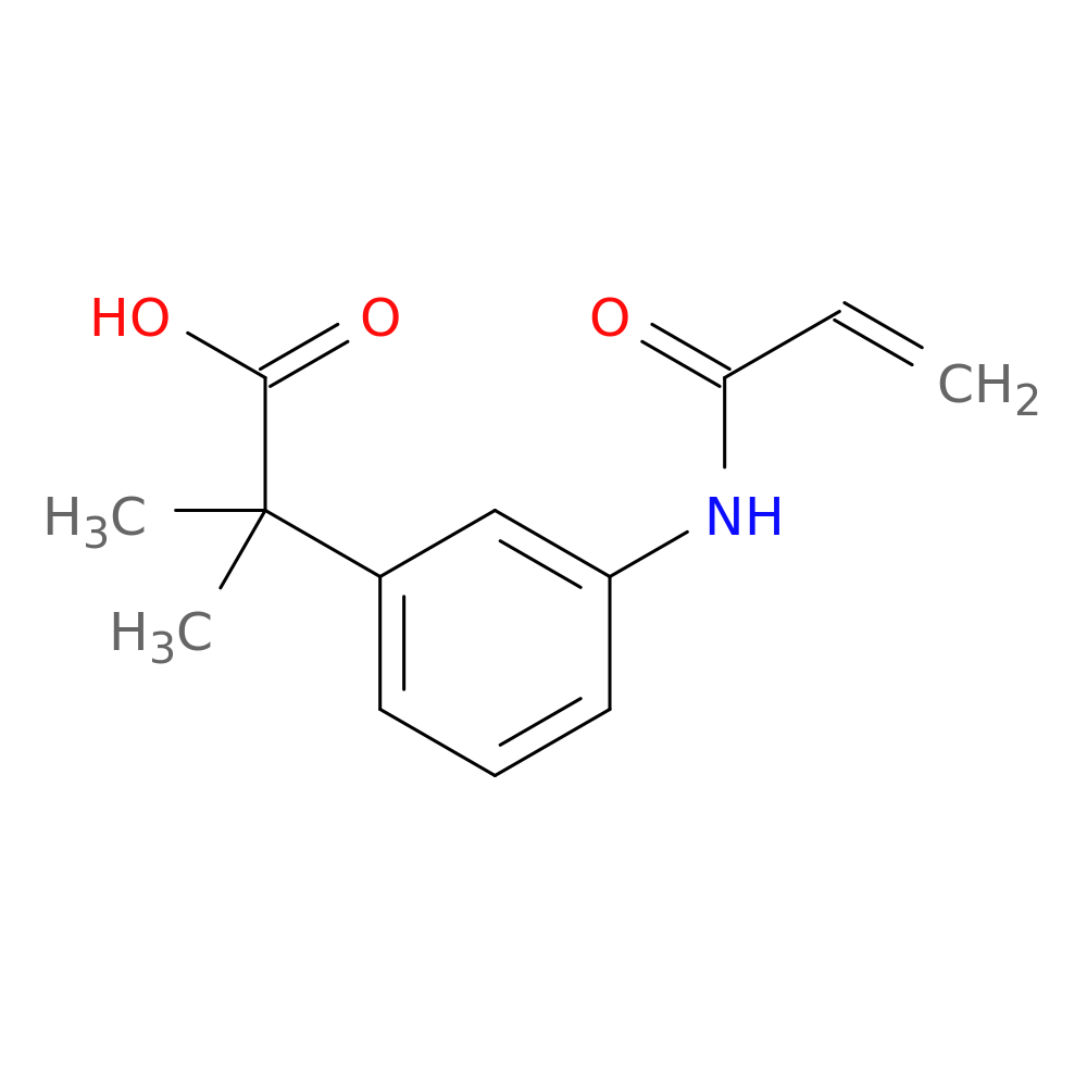 2-methyl-2-[3-(prop-2-enamido)phenyl]propanoic acid