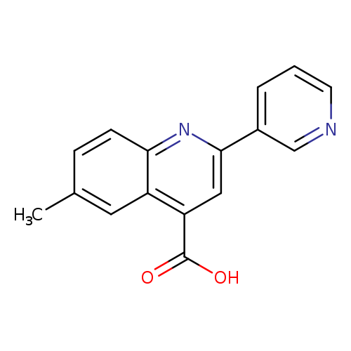 6-Methyl-2-pyridin-3-ylquinoline-4-carboxylic acid