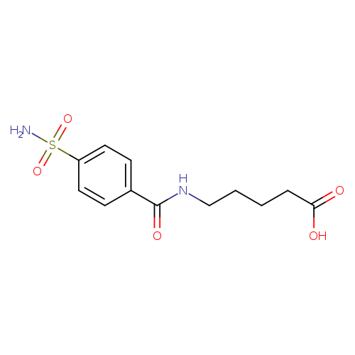 5-[(4-sulfamoylphenyl)formamido]pentanoicacid