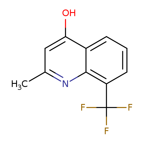 4-Quinolinol, 2-methyl-8-(trifluoromethyl)-