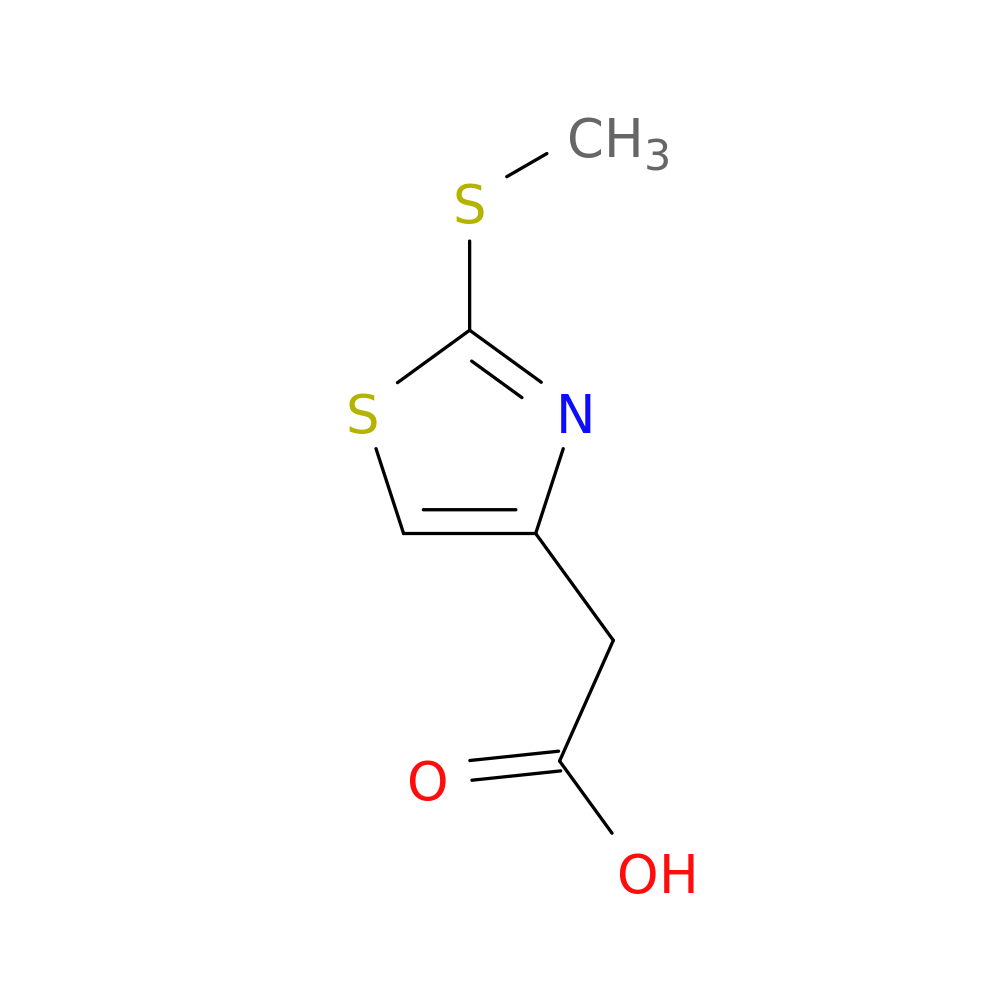 2-[2-(METHYLSULFANYL)-1,3-THIAZOL-4-YL]ACETIC ACID