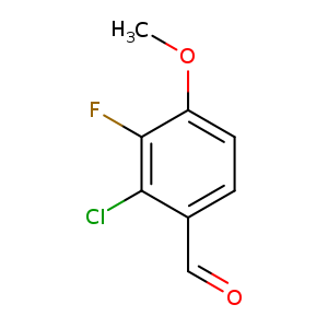 2-Chloro-3-fluoro-4-methoxybenzaldehyde