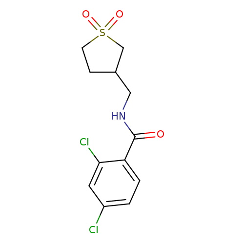 2,4-dichloro-N-[(1,1-dioxo-1lambda6-thiolan-3-yl)methyl]benzamide