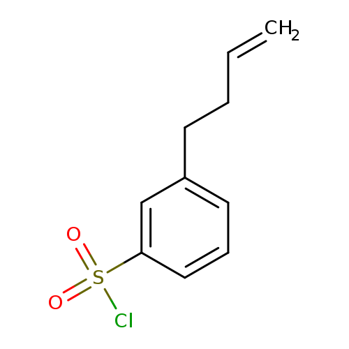 3-(but-3-en-1-yl)benzene-1-sulfonyl chloride
