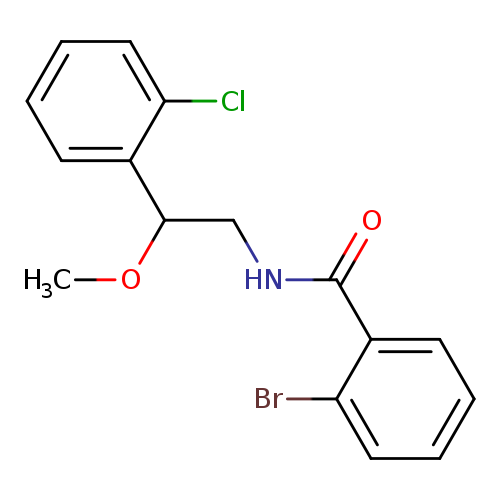 2-bromo-N-[2-(2-chlorophenyl)-2-methoxyethyl]benzamide