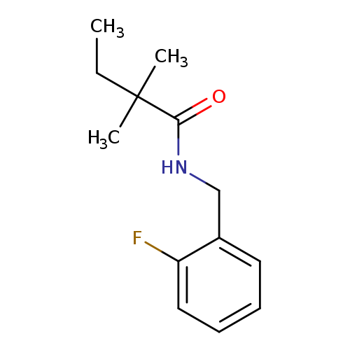 N-[(2-fluorophenyl)methyl]-2,2-dimethylbutanamide