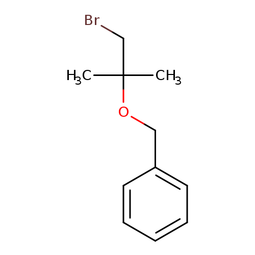 {[(1-bromo-2-methylpropan-2-yl)oxy]methyl}benzene