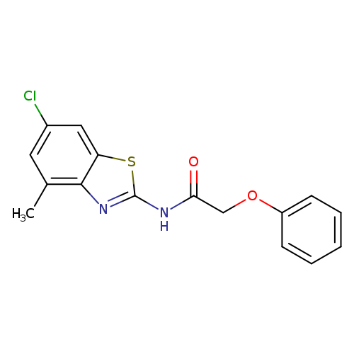 N-(6-chloro-4-methyl-1,3-benzothiazol-2-yl)-2-phenoxyacetamide