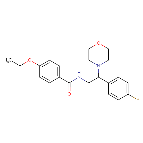4-ethoxy-N-[2-(4-fluorophenyl)-2-(morpholin-4-yl)ethyl]benzamide