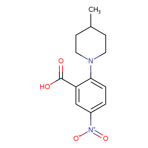 2-(4-Methylpiperidin-1-yl)-5-nitrobenzoic acid